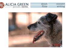 Tablet Screenshot of alicia-green.com